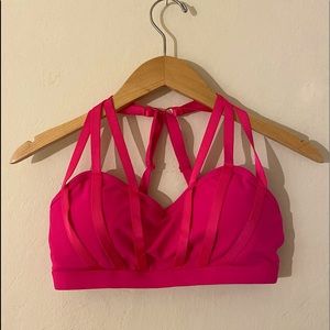 Lorna Jane Hot Pink Sports Bra Size M